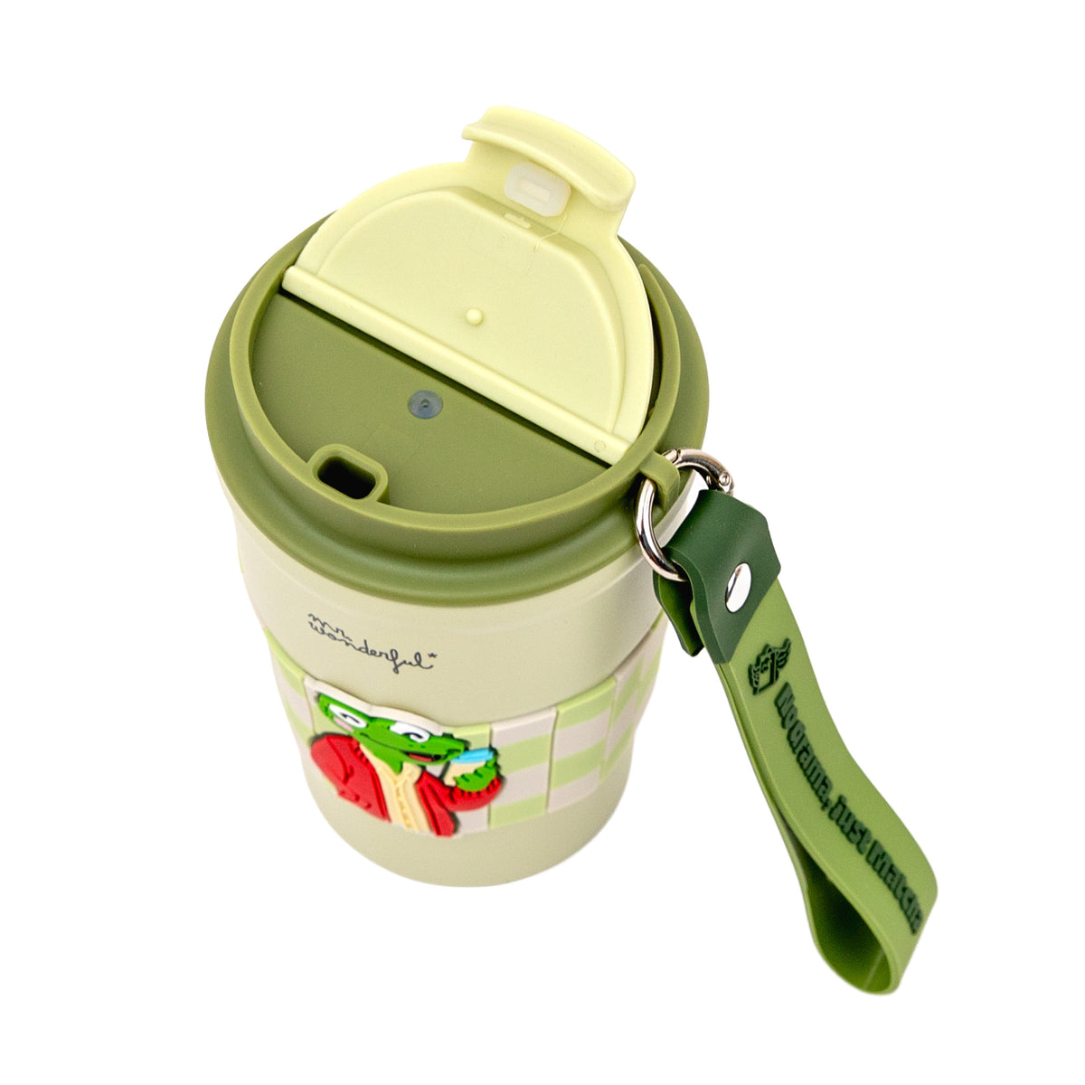 Mug isotherme take away Grenouille - No drama, just Matcha