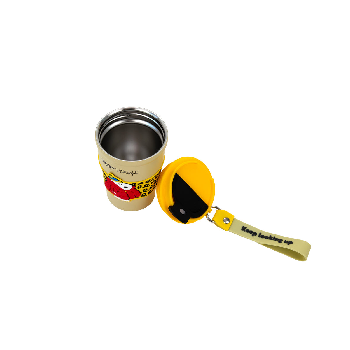 Caneca térmica take away Snoopy – Keep looking up