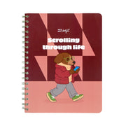 Libreta A5 Perro Scrolling Through Life Mr. Wonderful