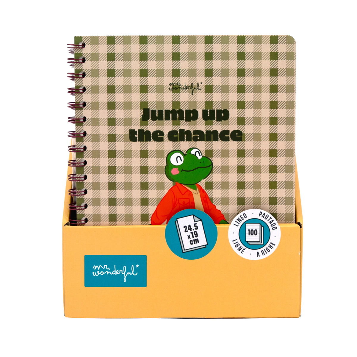 Libreta Rana Jump Up the Chance con certificación FSC Mr. Wonderful