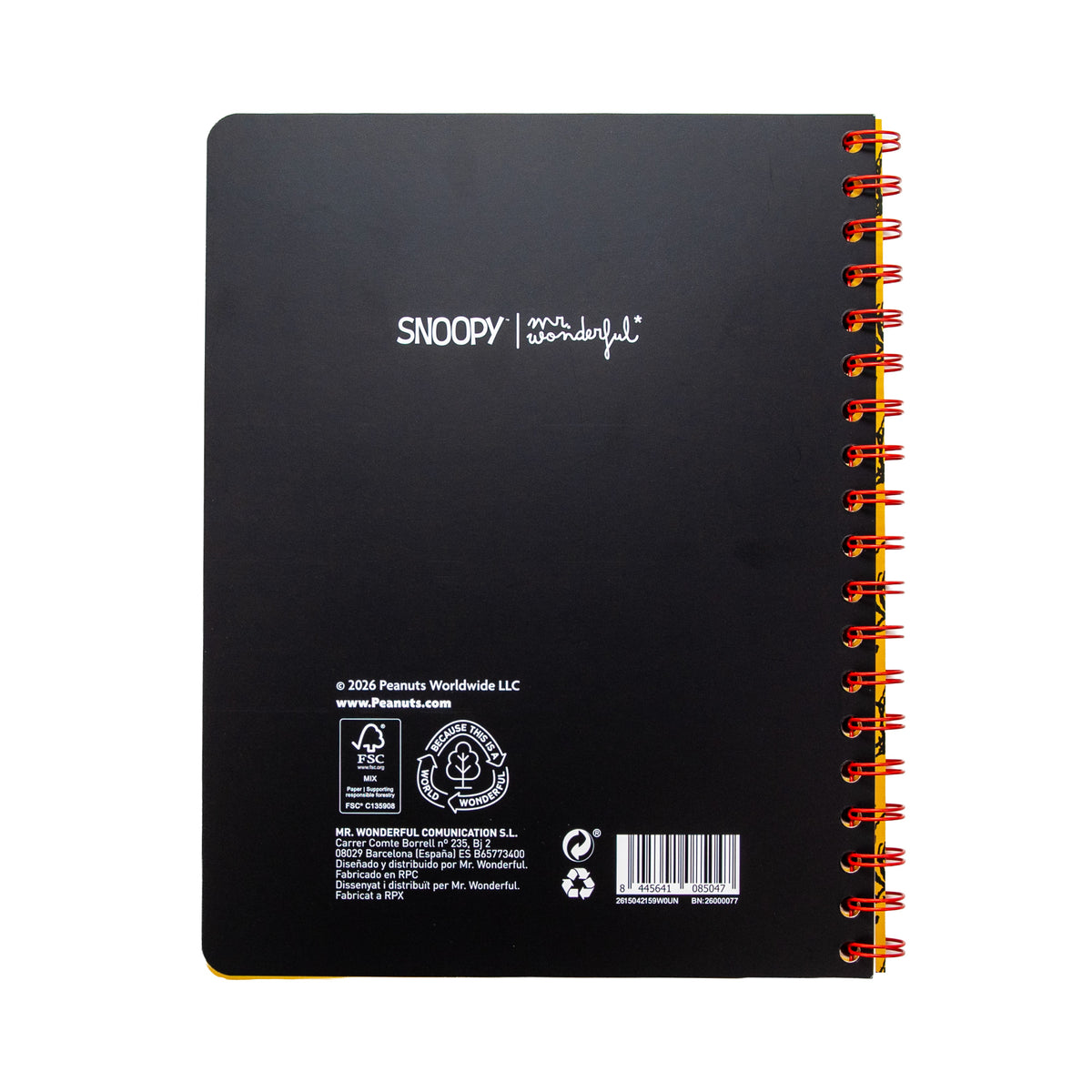 Libreta A5 Snoopy - I think it's a sin to be bored