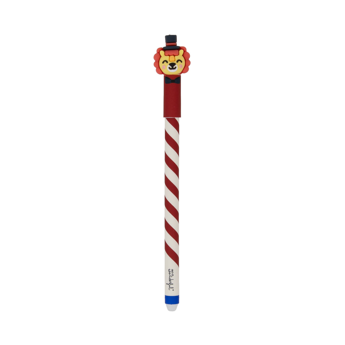 Set 4 Bolis borrables BO-BO tinta azul grosor 0,7mm regalo original de Mr. Wonderful 