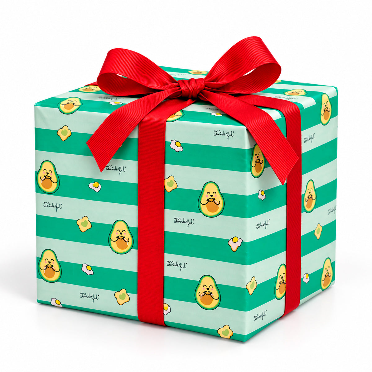 Papeles de regalo originales con aguacates y capibaras Mr. Wonderful