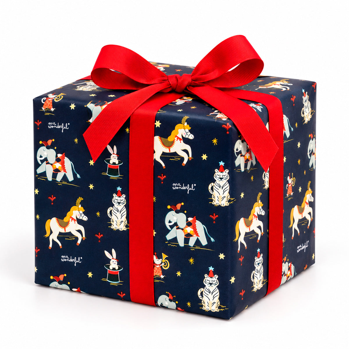 Set de papeles de regalo Mouse and Circus para envolver sorpresas Mr. Wonderful