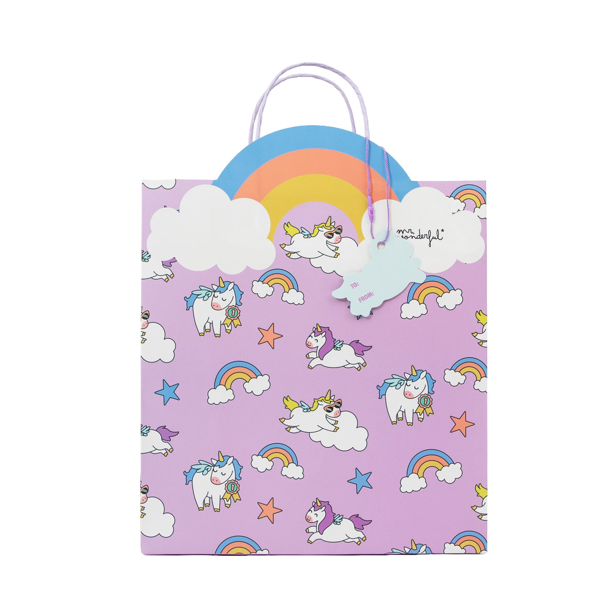 Bolsa de regalo de Navidad Unicorns Mr. Wonderful