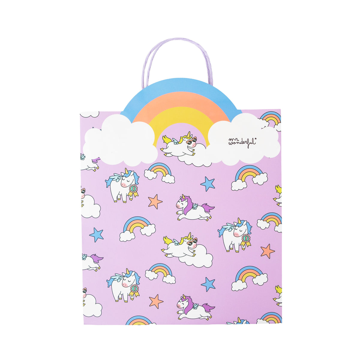 Bolsa de regalo Unicorns de 31 × 25 × 11,8 cm Mr. Wonderful
