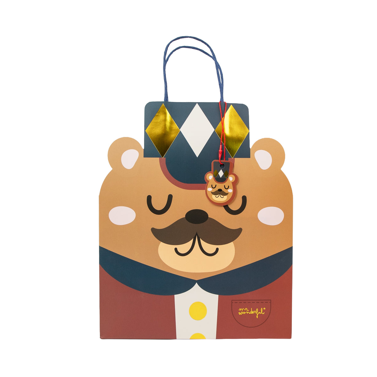 Bolsa de regalo original de mr. Wonderful de un cascanueces
