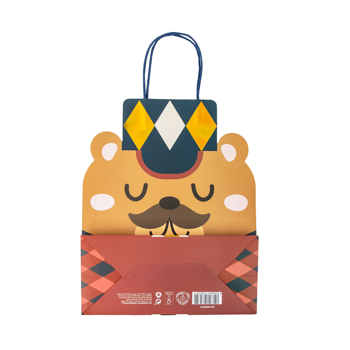 Bolsa de regalo original de mr. Wonderful de un cascanueces