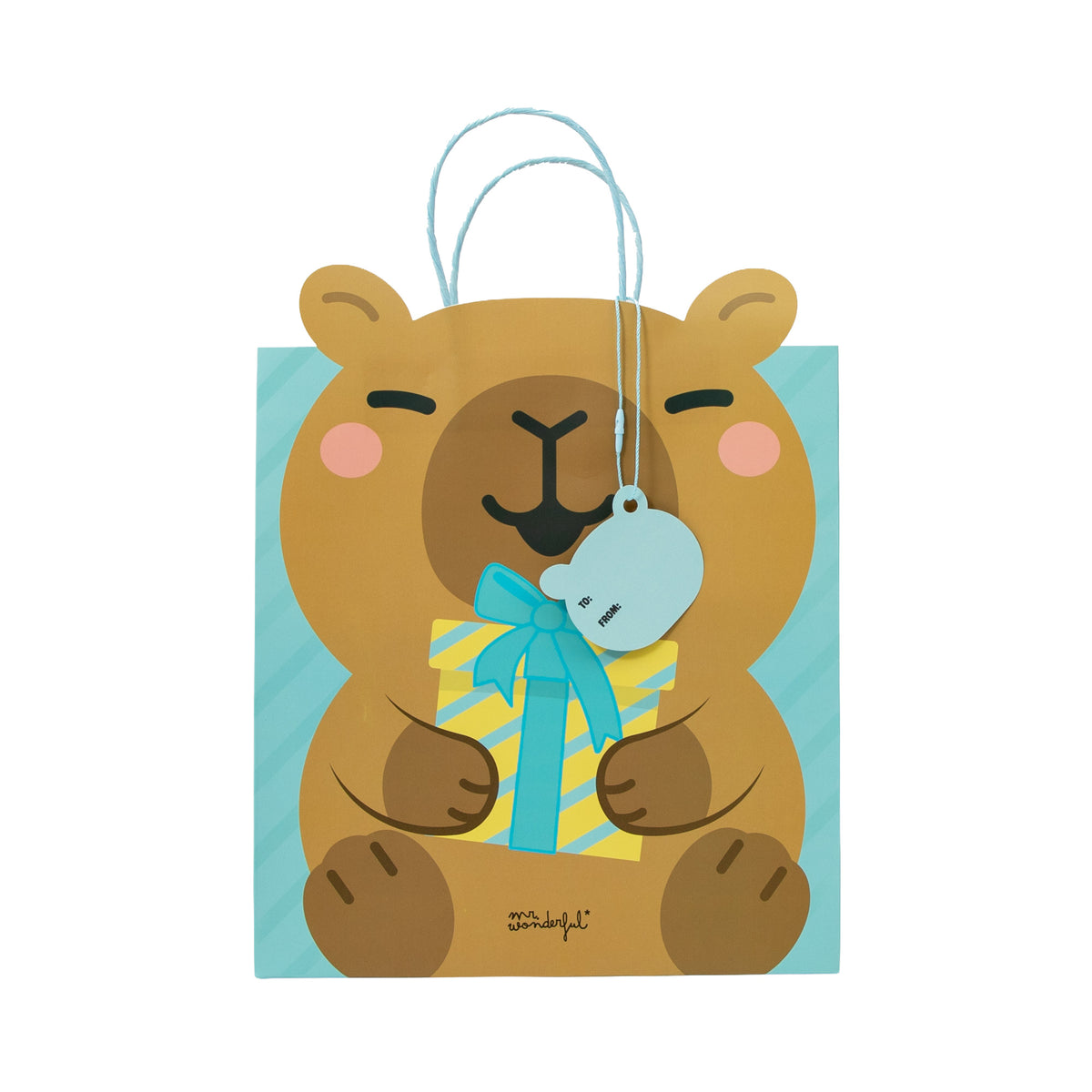 Bolsa de regalo original de capibara de Mr. Wonderful