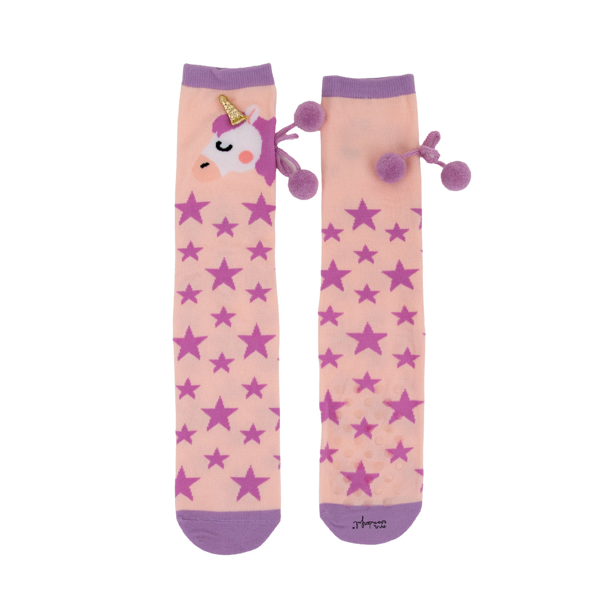 Calcetines divertidos de unicornio rosa un regalo original de Mr. Wonderful