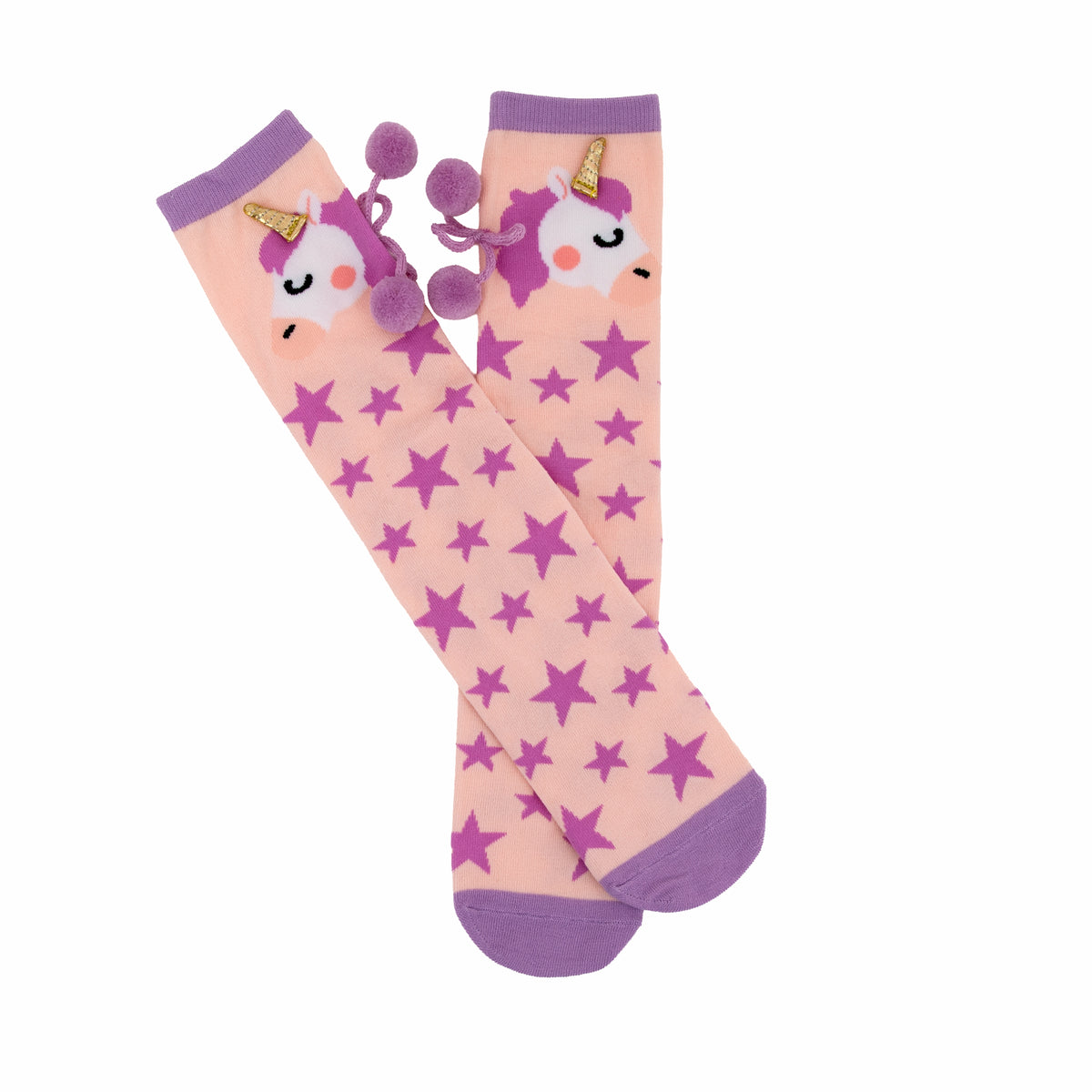 Calcetines divertidos de unicornio rosa un regalo original de Mr. Wonderful