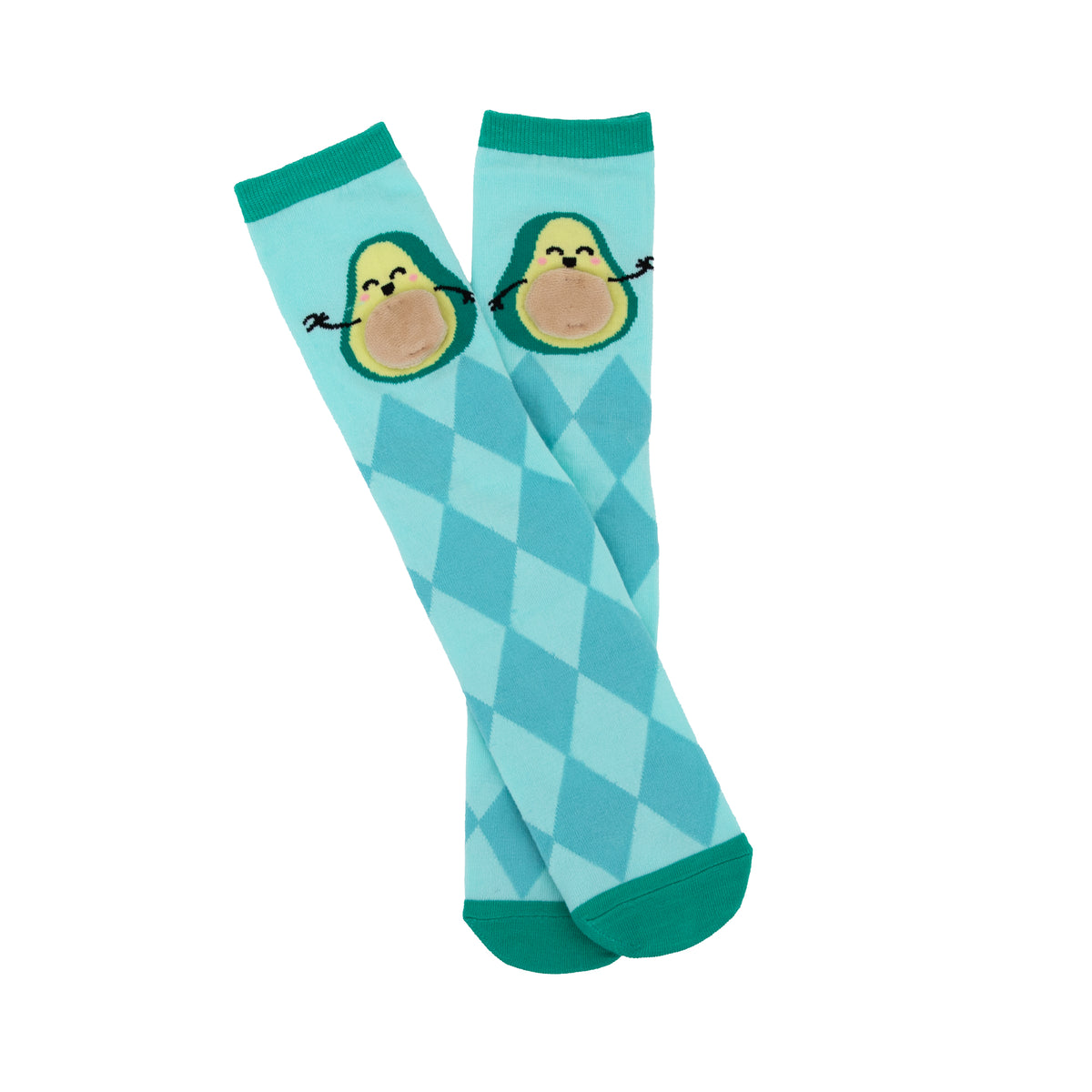 Calcetines divertidos de aguacate un regalo original de Mr. Wonderful 
