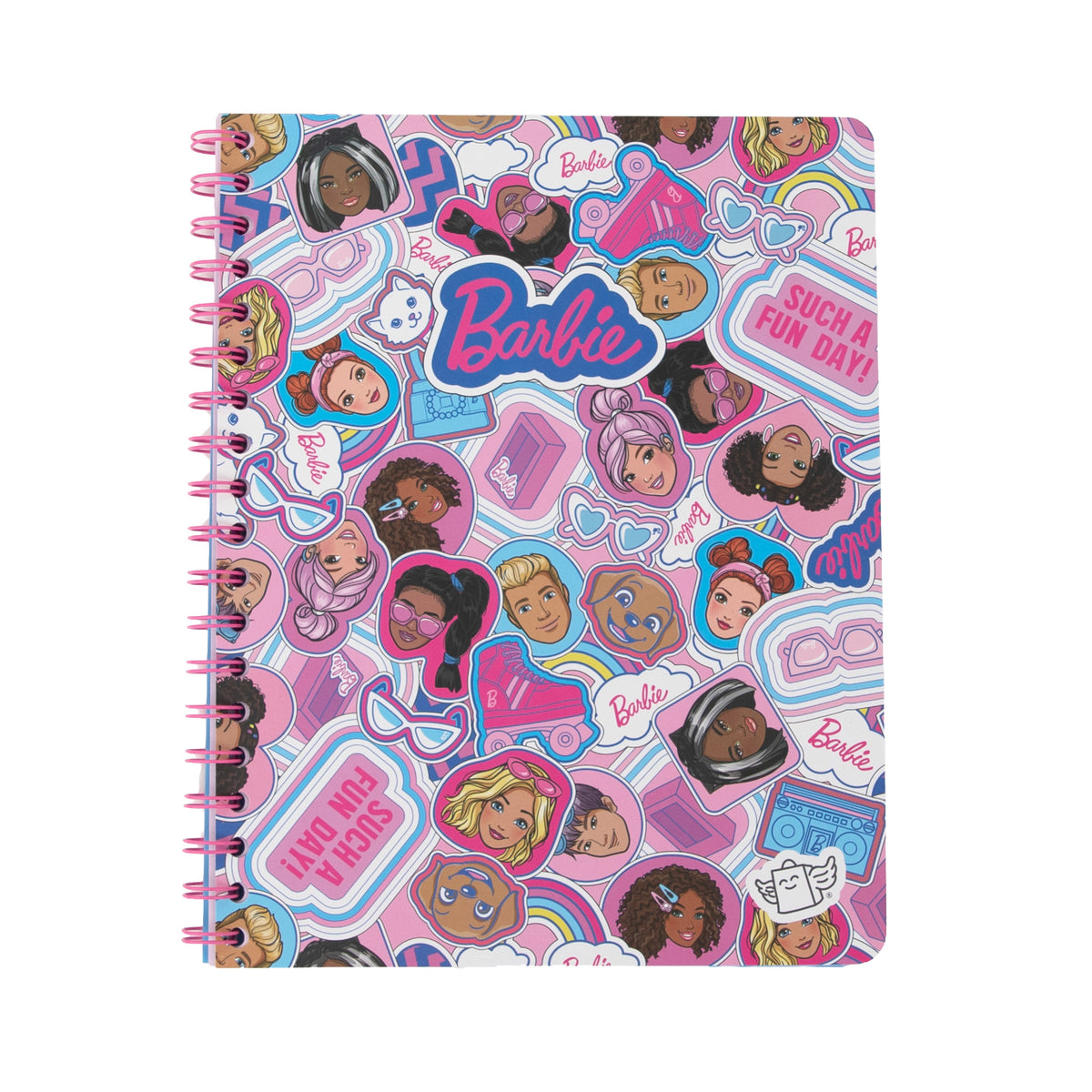 Libreta A5+ espiral Barbie Mr. Wonderful