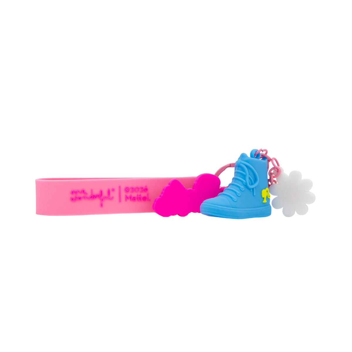 Llavero rosa Barbie con accesorios decorativos Mr. Wonderful