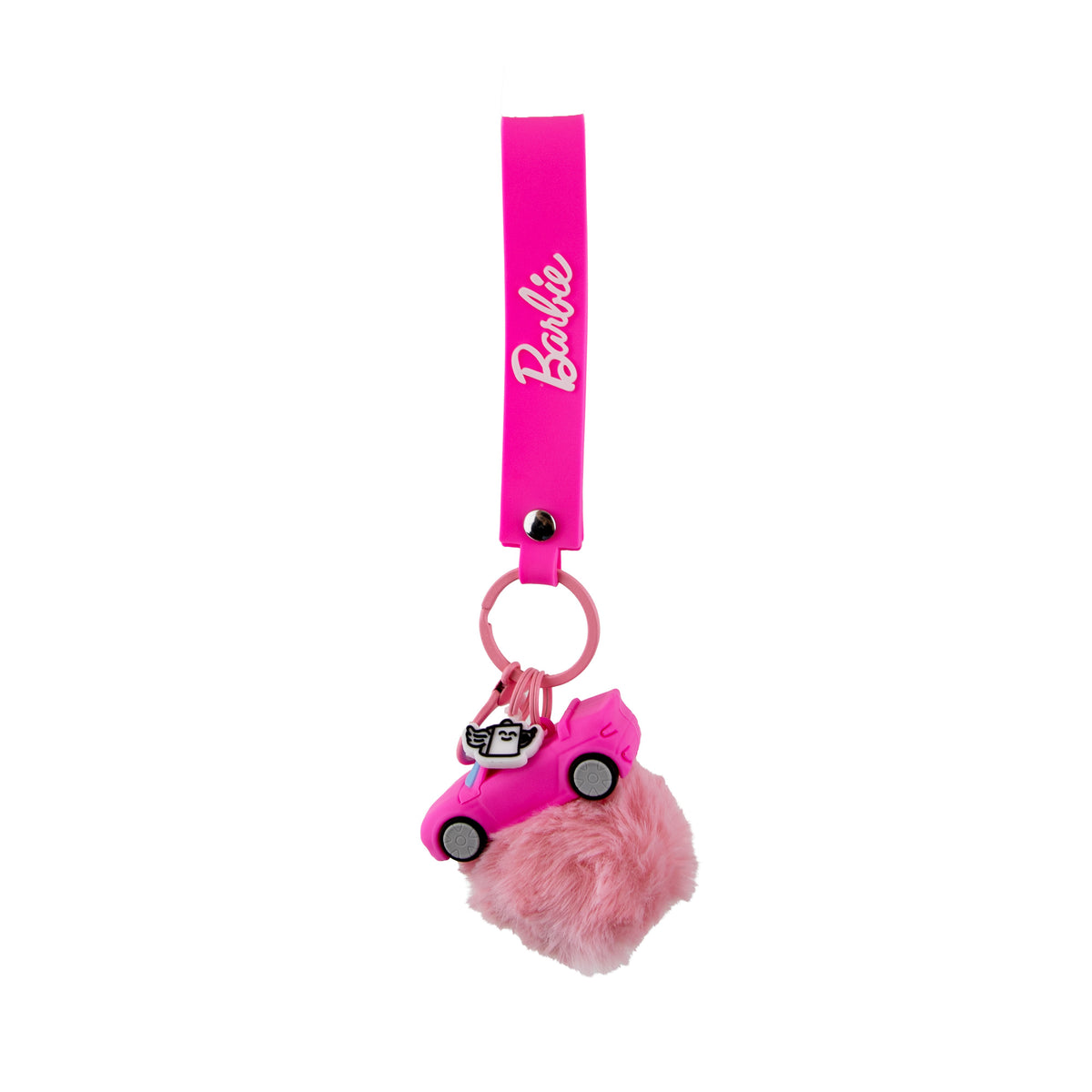 Pom-Pom Keyring - Barbie