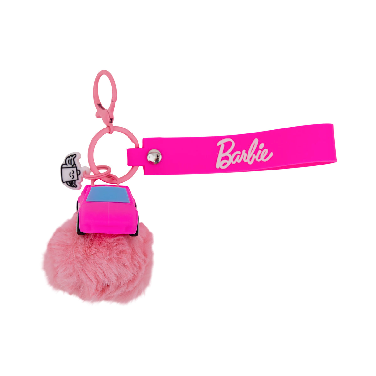 Pom-Pom Keyring - Barbie