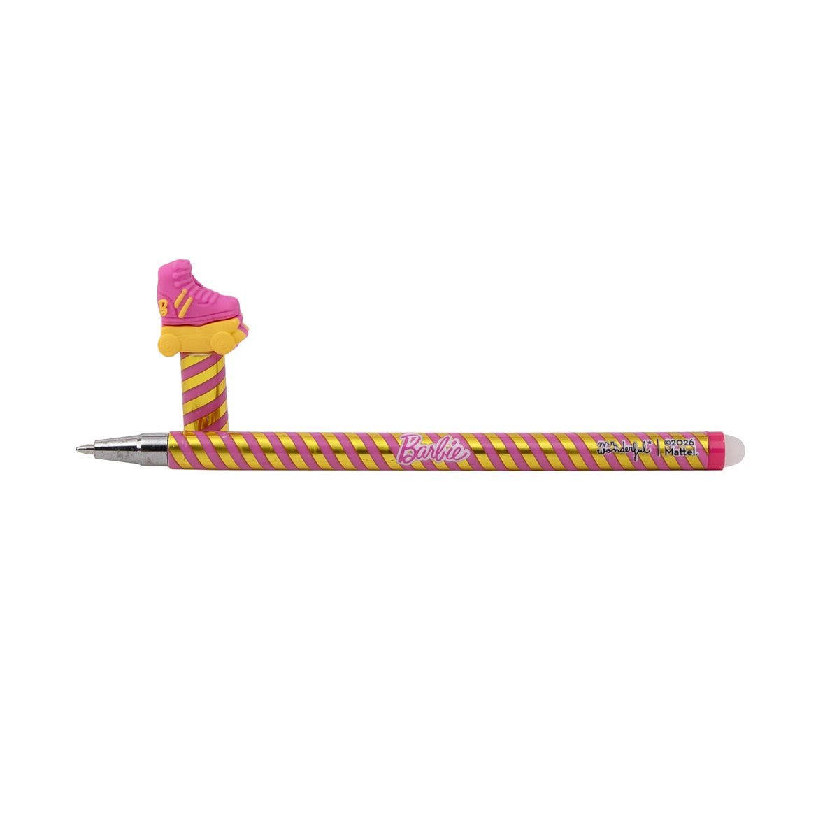 Bolígrafo borrable de tinta rosa Mr. Wonderful x Barbie