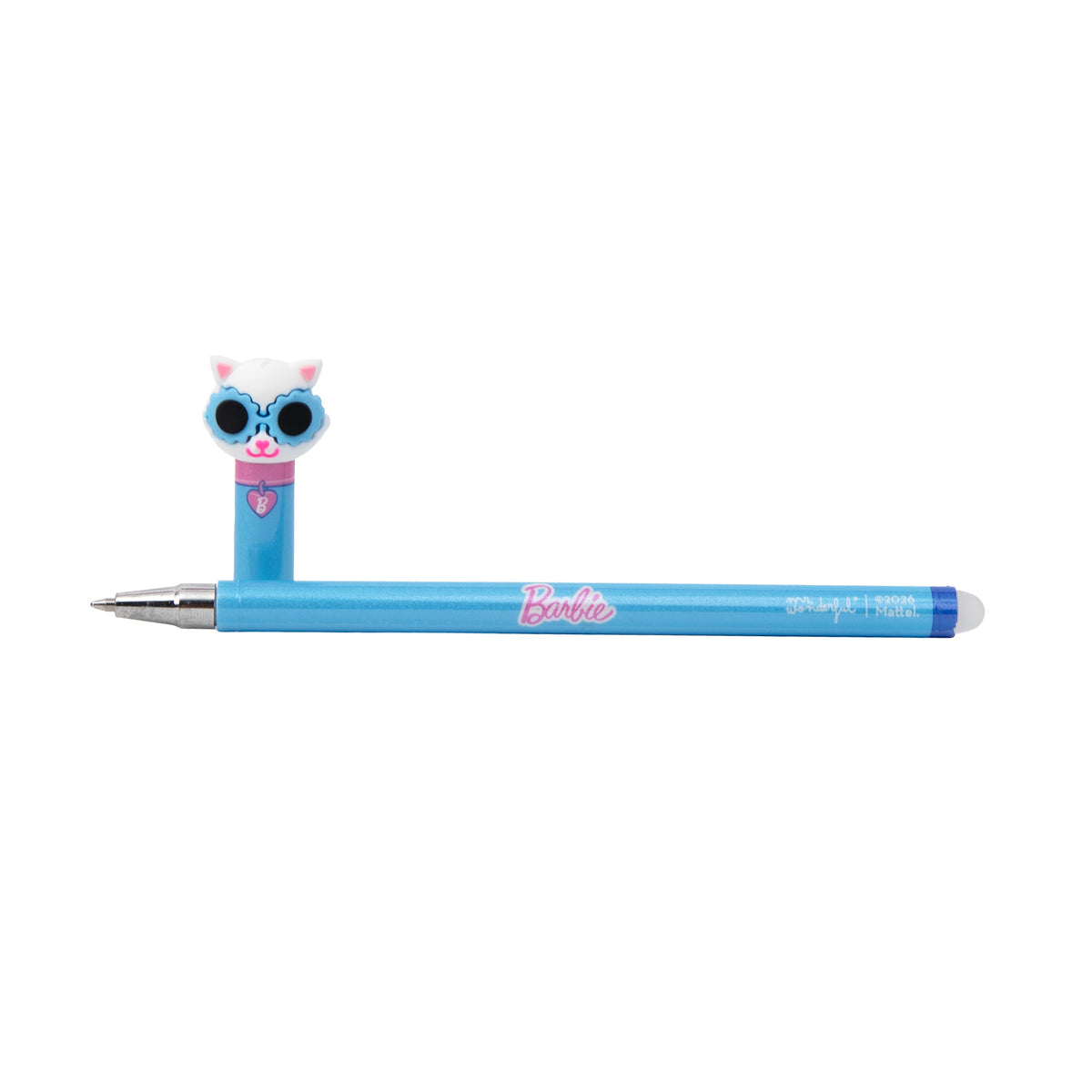 Bolígrafo borrable azul con cuerpo suave Mr. Wonderful x Barbie
